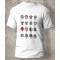 Newcastle United FC Retro Art Football Shirts T-Shirt